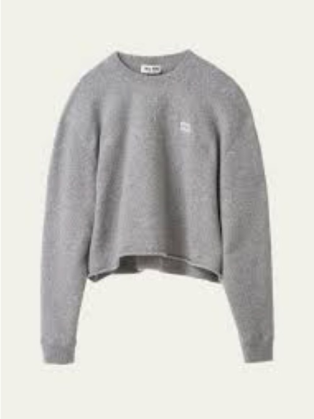 Miu Miu cropped sweater